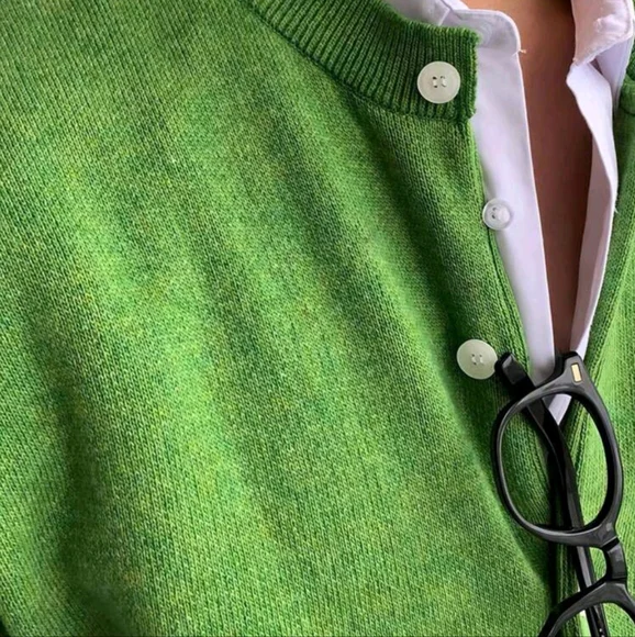 Men's Solid Color Button-Front Cardigan, Autumn & Winter Back - Picture 3 of 4